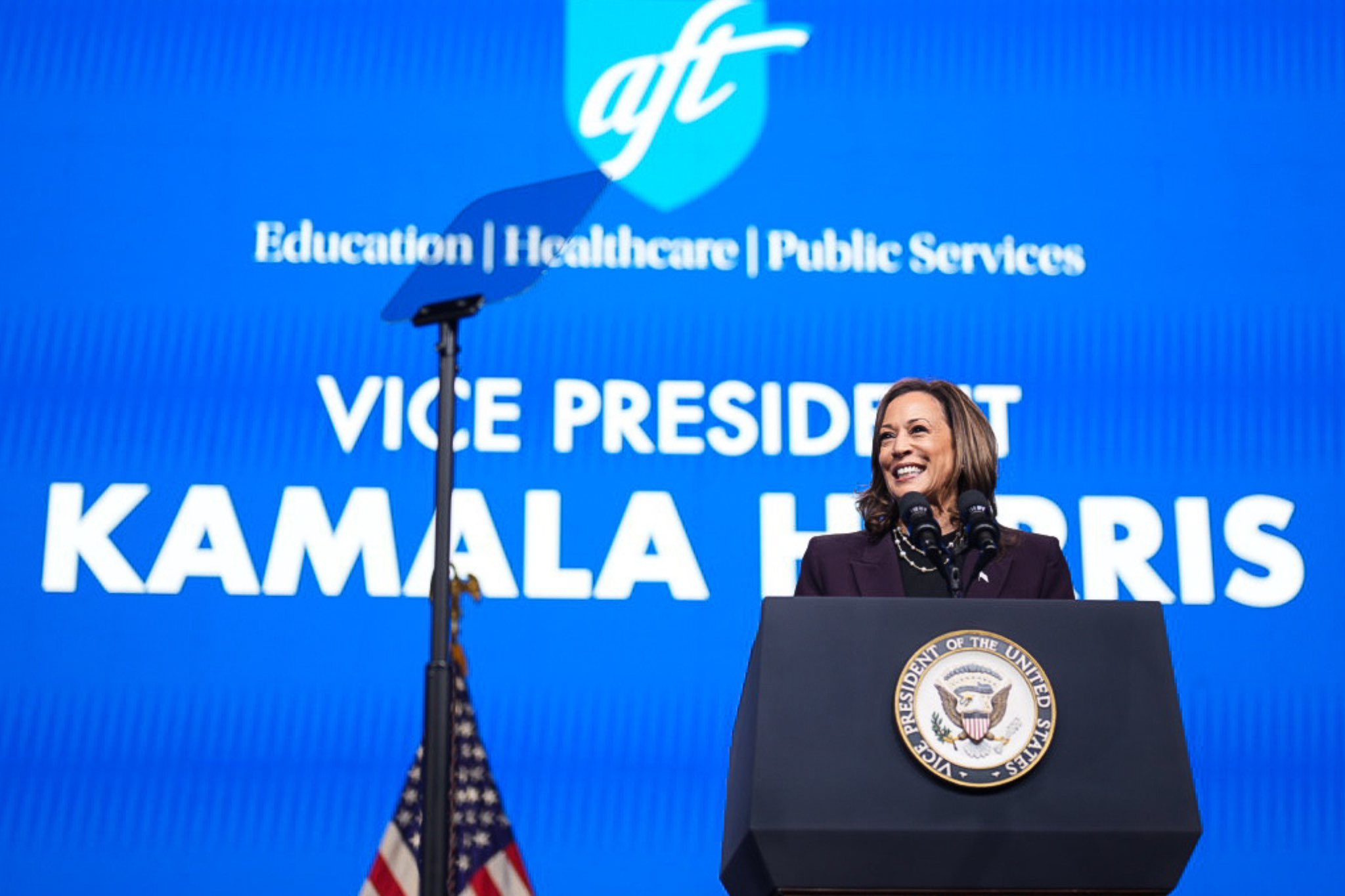 Texas AFT :AFT Becomes First Union to Endorse Kamala Harris ‣ Texas AFT